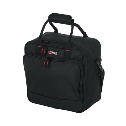 Gator Cases 12 x 12 x 5" Padded Mixer Carry Bag (G-MIXERBAG-1212) | Fits Compact Small Format Mixers, Dual Layer Padding, Organized Cable Storage, Adjustable Removable Shoulder Strap - size: 12"x 12"x 5.5", style: Small Format