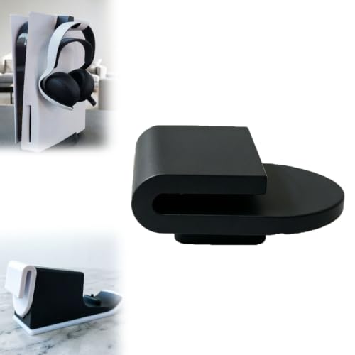 Headset Charging Clip Mount Compatible with PS5 Pulse Elite Headse (Black) - color: Black