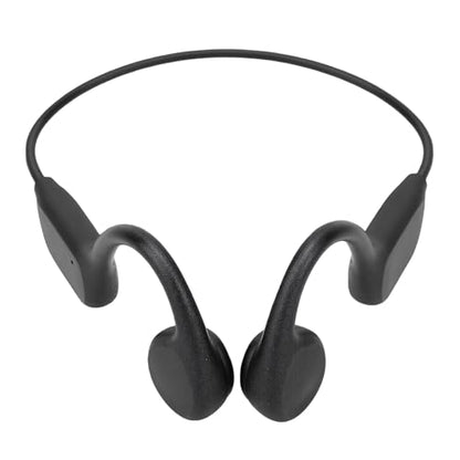 Bone Conduction Headphones Bluetooth, Water Proof Headphone with 32GB MP3 Player, IPX8, Bluetooth 5.4, Open Ear Sports Earphone for Swimming Running Cycling (Black) - color: Black