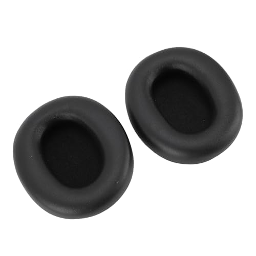 Earpads for 2, Protein Leather Memory Foam Replacement Ear Pads Soft and Stretchable with Noise Isolation Added Thickness