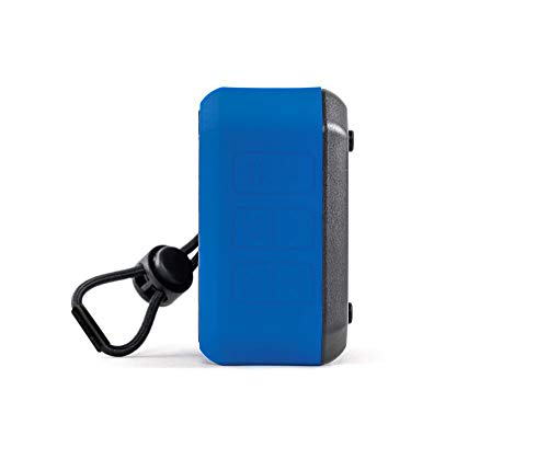 ECOXGEAR EcoPebble Lite GDI-EXPLT502 Rugged Waterproof Floating Portable Bluetooth Wireless 5-Watt Mini Smart Speaker (Blue)