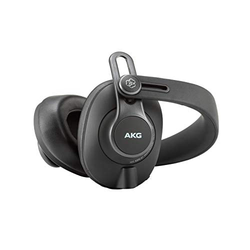 AKG Pro Audio K371BT Bluetooth Wireless Over-Ear, Closed-Back, Portable, Foldable Studio Headphones. 50mm Drivers. Astounding Frequency Response - 5 Hz to 40 kHz. Black - style: K371BT
