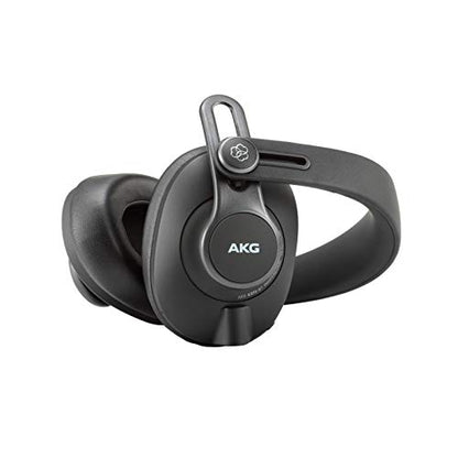 AKG Pro Audio K371BT Bluetooth Wireless Over-Ear, Closed-Back, Portable, Foldable Studio Headphones. 50mm Drivers. Astounding Frequency Response - 5 Hz to 40 kHz. Black - style: K371BT