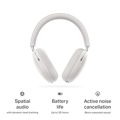 Sonos Ace Noise Cancelling Bluetooth Over-Ear Headphones - White - color: White, size: Headphones Only