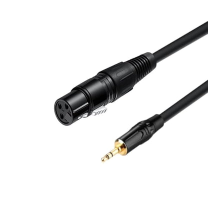 3.5mm to XLR Female Cable 3.3FT, Unbalanced 1/8 Mini Jack TRS Stereo Male to XLR Microphone Audio Cable, 24K-Gold-Plated Contacts for The cleanest Sound Experience - size: 3.3FT, style: 3.5 to XLR Female