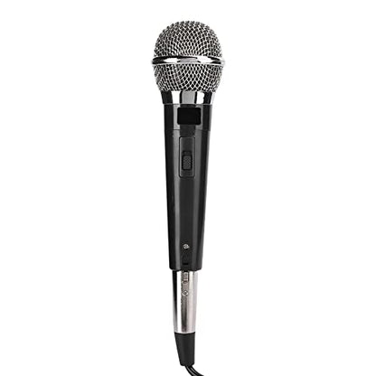 YS - 226 Unidirectional Wired Microphone, Handheld Dynamic Moving Coil Mic with Metal Mesh Pop Filter, Flat 50Hz - 15kHz Frequency Response for KTV, DVD, Amplifier, Mixer, Tour Bus