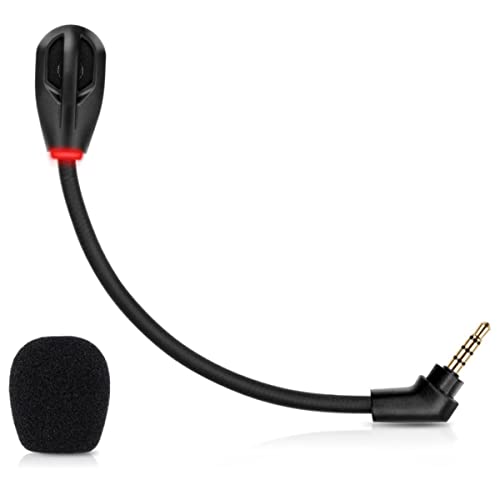 Cloud Flight MIC, Boom Microphone Replacement for Kingston Cloud HYPERX Cloud Flight and Flight S Gaming Headset on PS5, PS4, Xbox One, PC, Mac, Phone, Noise Cancelling