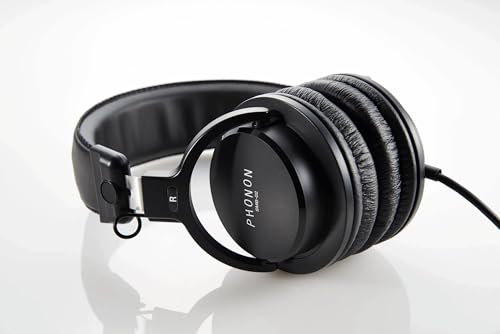 PHONON SMB-02 Subtonic Studio Monitor Basic Headphones for Professional Studio Use