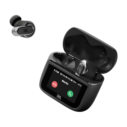 JBL Tour Pro 3 True Wireless Earbuds, Smart Noise Cancelling - Black | Immersive Spatial Audio With Head Tracking, Dual Drivers, Hi-Res Sound, Bluetooth 5.3, Water Resistant For Travel And Work - color: Black