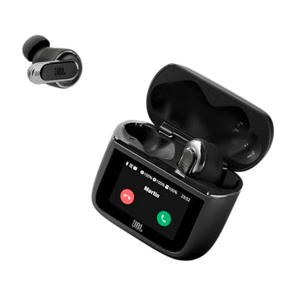 JBL Tour Pro 3 True Wireless Earbuds, Smart Noise Cancelling - Black | Immersive Spatial Audio With Head Tracking, Dual Drivers, Hi-Res Sound, Bluetooth 5.3, Water Resistant For Travel And Work - color: Black