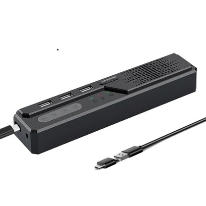 3 in 1 USB Computer Speaker with Microphone, PC Laptop Desktop Conference Speaker with Mic for Smart Home Office and Online Study，360 Degree Enhanced (3) - style: 3
