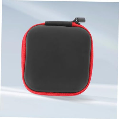 SHINEOFI Portable EVA Earbuds Case Zipper Closure Travel Organizer for Earbuds and Accessories Compact Storage Bag for Electronic Cables for Travel and Home Use