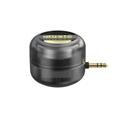 Mini Portable Plug-in Speaker, 3.5mm AUX Audio Jack Sound Amplifier, Loud Volume Booster for Phone Calls, Tablet, MP3, Musical Instruments, Pocket Size Design, No Bluetooth, No Cable Needed