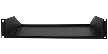 Penn-Elcom R1194/2UK 2-Space (2U) Solid Steel Rack Shelf/Component Station