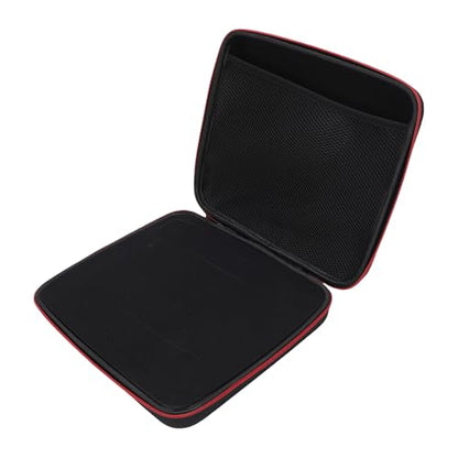 Tbest Wireless Microphone Case Shockproof Travel Storage Bag for Handheld Microphones Receivers Adapters Holds 4 Mics Polyester Sponge 29x26x7cm