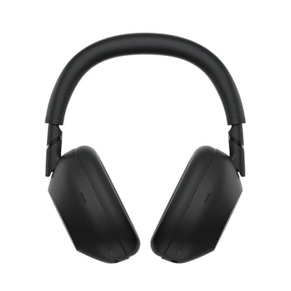 Sony WH-1000XM6/B Best Wireless Noise Canceling Headphones Black Bundle with Deco Gear Wood Headphone Display Stand Secure Tabletop Holder/Gaming Headset Hanger - color: Black
