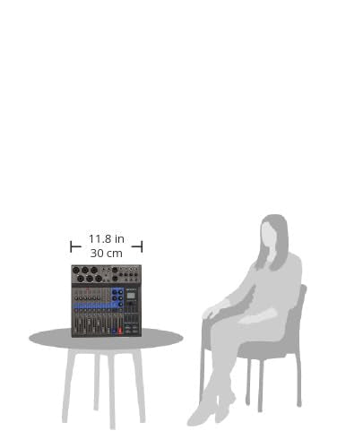 Zoom LiveTrak L-8 Battery Powered Mixer/Recorder for Musicians & Podcasters | 8-channel digital mixer with 12-in/4-out USB interface and 6 sound pads for podcasting, music and live streaming