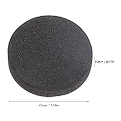 50Pcs Black EVA Foam Vibration Soundbar Isolation Pads Non Slip Thickened Adhesive Shock Absorption Pads Studio Monitors(40 * 10mm) - style: 40*10mm