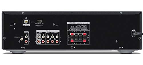 Sony STRDH190 2-ch Stereo Receiver Bundle | 100ft of Speaker Wire and 5 Pairs of Banana Plugs, Phono Inputs and Bluetooth, (3 items)