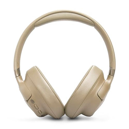 JBL Tune 780NC - Wireless Over-Ear Adaptive Noise Cancelling Headphones with Powerful Hi-Res JBL Pure Bass Sound and Spatial Sound, with Up to 76 Hours of Battery Life, Plus Speed Charge (Beige) - color: Beige