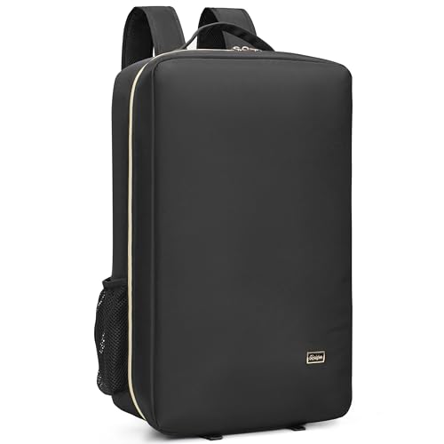DJ Backpack for Club Gigs, DJ Mixer Case Compatible with Pioneer DJ DDJ-REV1, DJ Controller, Novation Launchkey 37 Key Keyboard and More Equipment - color: Gold, style: Music