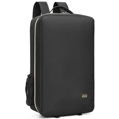DJ Backpack for Club Gigs, DJ Mixer Case Compatible with Pioneer DJ DDJ-REV1, DJ Controller, Novation Launchkey 37 Key Keyboard and More Equipment - color: Gold, style: Music