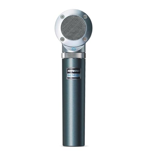 Shure BETA 181/C 초소형 소형 다이어프램 사이드 어드레스 다용도 콘덴서 마이크, 교체 가능한 폴라 패턴 캡슐 옵션, 3핀 XLR 커넥터 - 카디오이드 - style: 카디오이드
