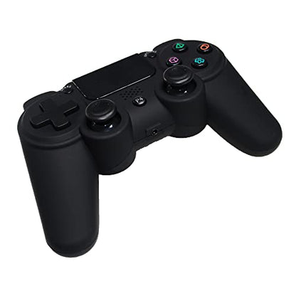 Pyle Gaming Controller - High-Performance Wireless Gamepad with Analog Stick for PC, Android, iOS Console | Dual Vibration with LED Light, Built-in Speaker, Headset Jack, 6-Axis Sensor