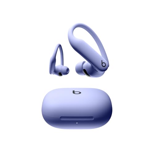 Beats Powerbeats Pro 2 - Wireless Noise Cancelling Workout Earbuds with Secure- Fit Earhooks, Up to 45-Hour Battery with Charging Case, Sweat & Water Resistant, Heart Rate Monitoring - Hyper Purple | H2 chip with ANC and biometric sensors for workouts, ru
