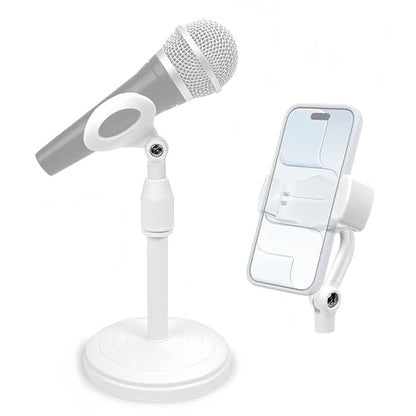 Musiin Desktop Microphone Stand with Phone Holder Replacement Head