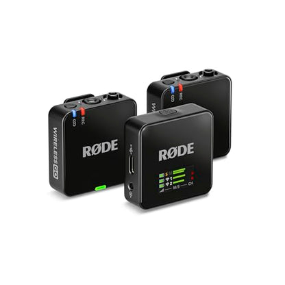RØDE Wireless GO III (Gen 3) – Compact Wireless Mic – Pristine Audio, 32-bit Float Recording, Automatic Level Control, for Phones, Cameras and Computers (Black) | 32-bit Float Recording, Automatic Level Control, for Phones, Cameras and Computers (Black) -