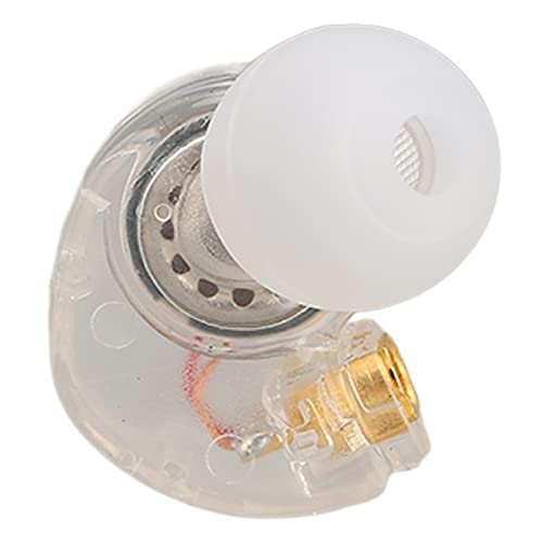 Earphone Head Replacement for SE215 SE315 SE535, Pluggable Detachable HiFi Earpiece Head,Sports Earphone Earbud Head, for Interface Cable(Transparent) - color: Transparent