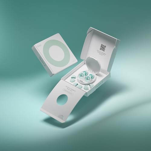 Loop Quiet 2 Ear Plugs - Ultra-Comfy Reusable Hearing Protection for Sleep | 24dB SNR noise reduction. Flexible, customizable fit. Reusable & washable. For deep focus, travel, noise sensitivity - color: Mint