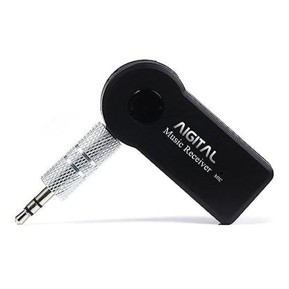 Bluetooth Receiver for Music Streaming, Mini Wireless Adapter for Car, 8-Hour Battery Life, Handsfree Calls, Aux to Bluetooth Adapter for Car, Home Stereo, Headphones, Speakers