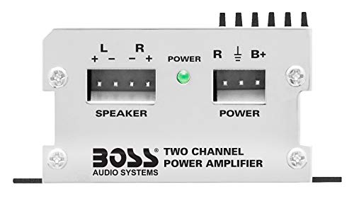 BOSS Audio Systems CE102 2 Channel Car Amplifier, High/Low Pass Crossover