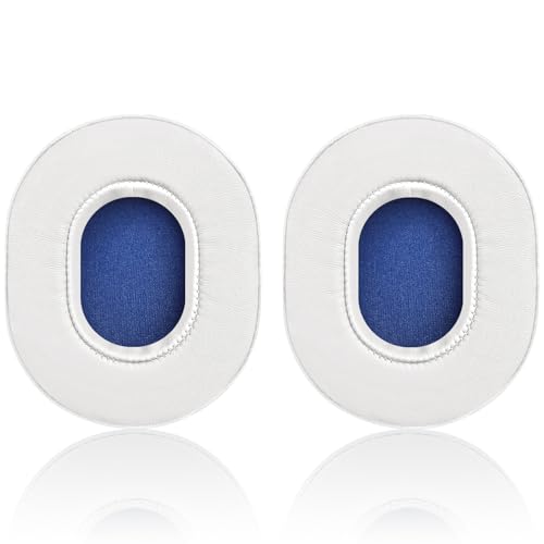 HAOMUK Replacement Ear Pads for Skullcandy Crusher Wireless/Evo/ANC Hesh 3/EVO/ANC, Headphones Ear Cushions, Headset Earpads, Ear Cups Cover-White - color: White