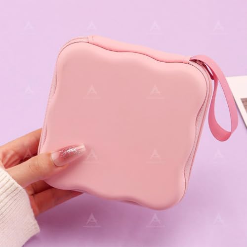 Charger Cover Storage Bag with Bow Tie Waves Design Travel | Bow Tie Waves Design Travel Organizer Case, Charger Cover Storage Bag