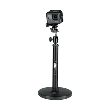 Gator Frameworks Camera Mount Mic Stand Adapter (GFW-MIC-CAMERA-MT) | Ball-and-Socket Head, Standard 1/4-20 Camera Threads, 360-Degree Rotation, 180-Degree Tilt