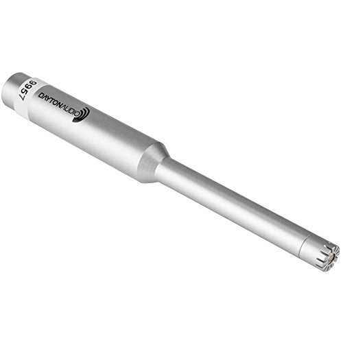 Dayton Audio EMM-6 Precision Omnidirectional Electret Condenser Microphone for Room Acoustic Analyzers and Audio Measurement Systems, Calibration Data File with Response Graph Included