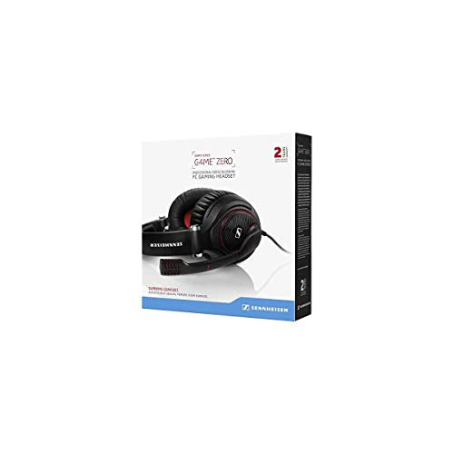 EPOS I SENNHEISER GAME ZERO 게이밍 헤드셋, 노이즈 캔슬링 마이크가 있는 폐쇄 어쿠스틱, 접이식, 플립-투-뮤트, 경량, PC, 맥, Xbox One, PS4, 닌텐도 스위치 및 스마트폰 호환 가능 | Noise-canceling Microphone, Xbox One, PS4, Nintendo Switch, Smartphone compatible