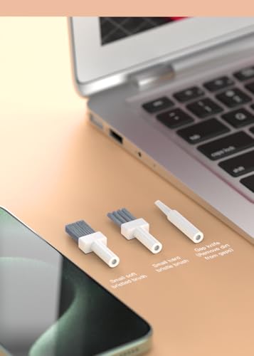 32-in-1 Electronics Cleaning Kit for Phone, Earbuds, Keyboard & Camera Lens | Charging Port Cleaner | Compatible with iPhone, AirPods, Android Devices, Laptop & Monitor | All-in-One Cleaning - color: White