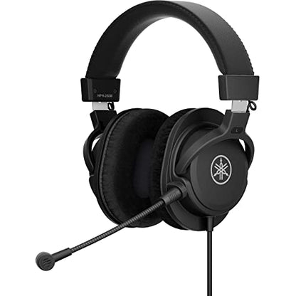 HPH-250M On-Ear Stereo Headphones with Adjustable Boom Microphone