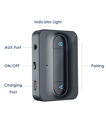 Bluetooth Transmitter for TV to 2 AirPods/Headphones Dual Link