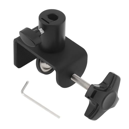 Heavy-Duty Metal Table Mount Clamp, Desk Table Mount C Clamp Replacement, C-Clamp Base Stand Mounting Accessory for Microphone Stand Mic Boom Scissor Arm