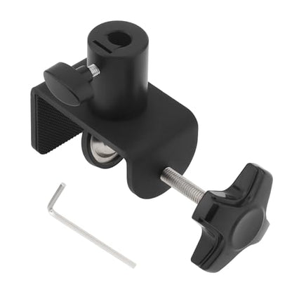 Heavy-Duty Metal Table Mount Clamp, Desk Table Mount C Clamp Replacement, C-Clamp Base Stand Mounting Accessory for Microphone Stand Mic Boom Scissor Arm