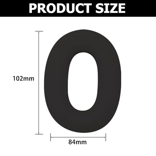 WH-1000XM6 Silicone Ear Pads Cover for Sony WH-1000XM6 Headphones,Ear Cushion Protector, Headphones Accessories Non-slip washable(Black)
