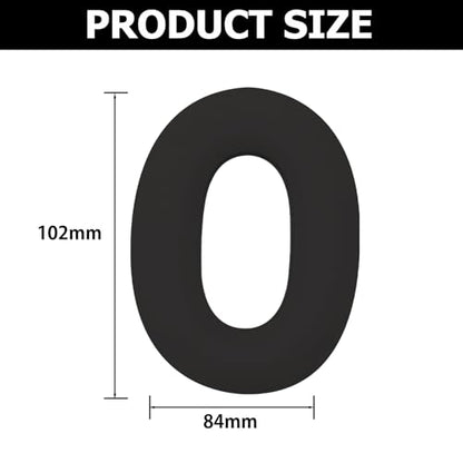 WH-1000XM6 Silicone Ear Pads Cover for Sony WH-1000XM6 Headphones,Ear Cushion Protector, Headphones Accessories Non-slip washable(Black)