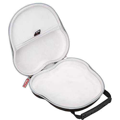 Hard Shell Headphone Carrying Case Compatible with Pioneer DJ HDJ-X5, AirPods Max, SteelSeries Arctis Series - EVA Shockproof Protective Travel Storage Bag, Black