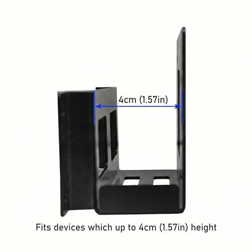 Metal Desk Mount Compatible with Laptop Power Adapter