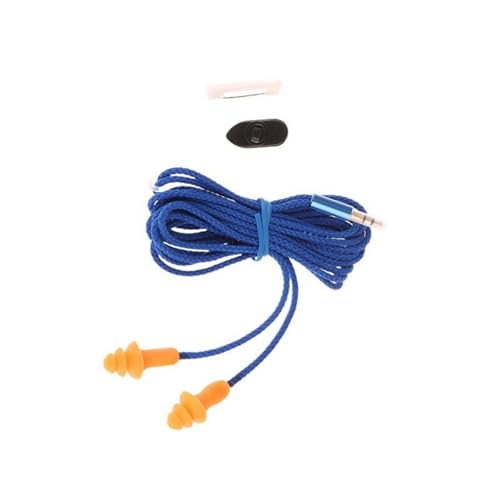 Noise Isolating Earbuds Earphone with Clear Sound for Sports and Travel Comfort Fit Earplugs Headphones Blue - color: Blue